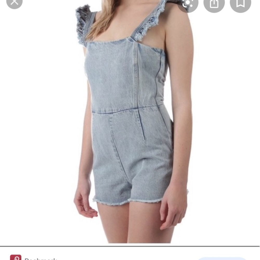 Honey Punch Denim Overalls